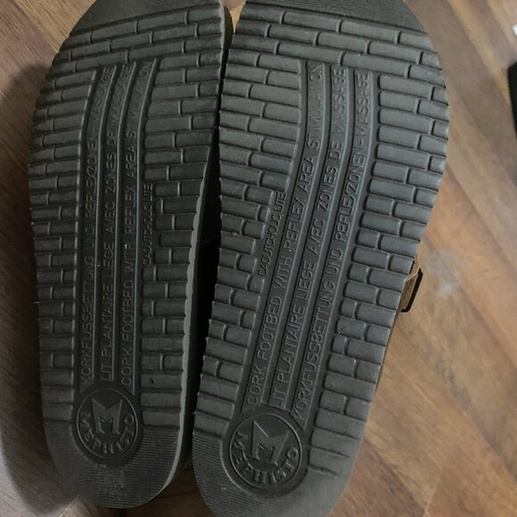 Mephisto Helen Spice Star Sandals Womens Size 36 Brown Leather Thong Slip On - Picture 4 of 6